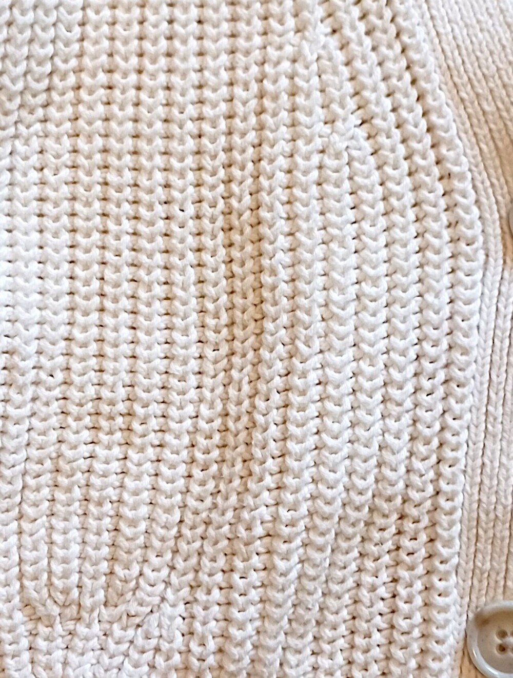 Banana Republic | Luxury Cotton Cardigan Sweater | Organic Cotton Knit | L - Picture 5 of 11